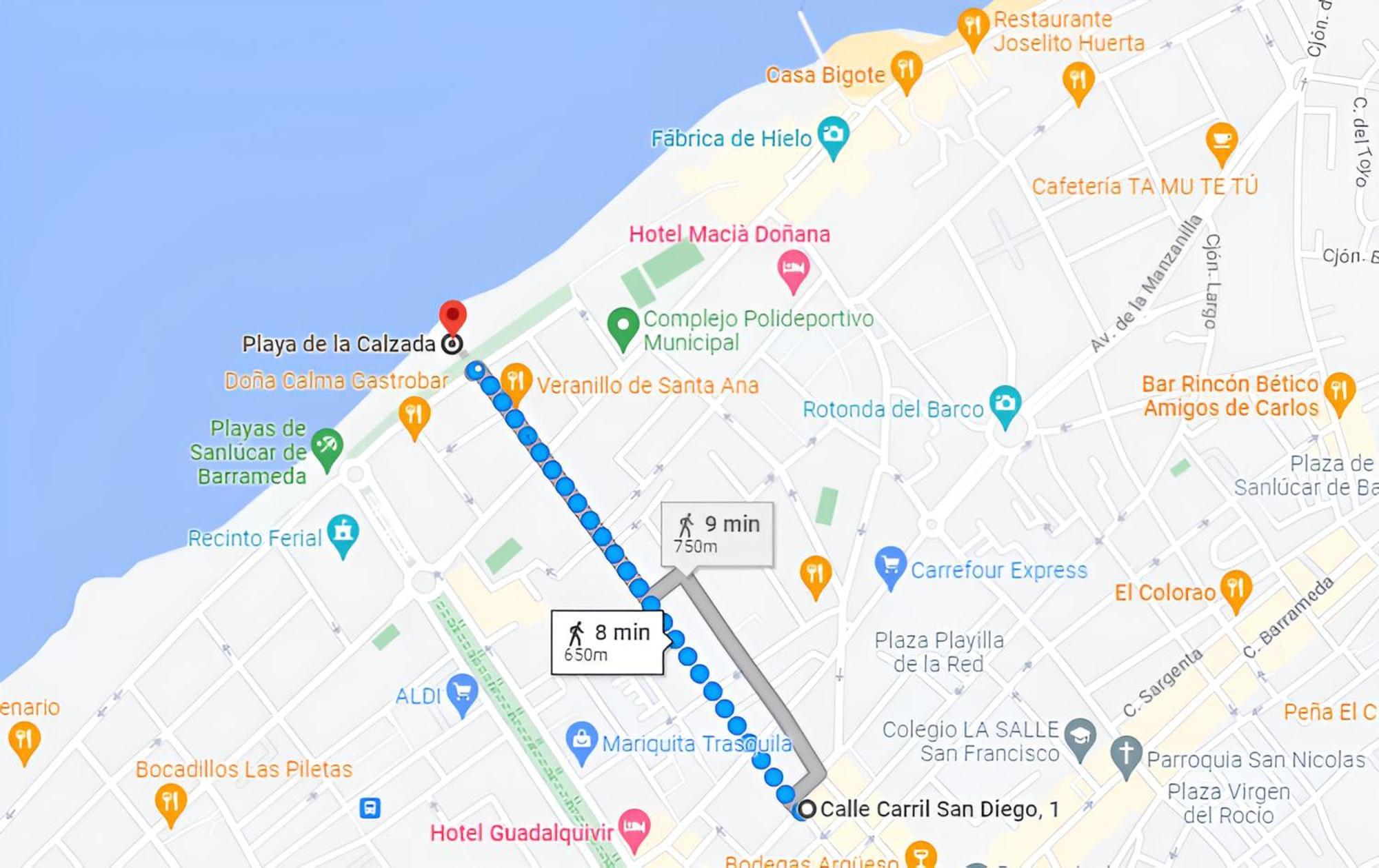 Poniente Sanlucar - Centro Sanlucar de Barrameda
